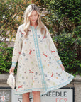 Seaworld artwork print Stain Oversized shirt dress