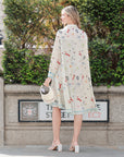 Seaworld artwork print Stain Oversized shirt dress