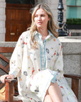 Seaworld artwork print Stain Oversized shirt dress