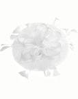 Mesh Fascinator with Sculpted Bow And Faux Pearl Detail