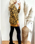 Leopard Print Fine Knit Jumper