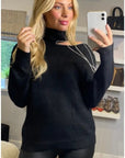 Jumper with Cut Outs and Chain Detail
