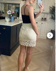 Floral Crochet summer Skirt