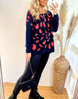 Animal Leopard Print Oversize Jumper