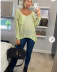 Plain color Jumper Top with Front Pocket