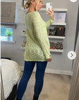 Plain color Jumper Top with Front Pocket