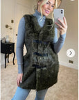 Faux Fur Longline Gilet