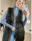 Faux Fur Longline Gilet
