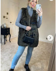 Faux Fur Longline Gilet