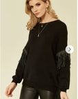 Tassel Sleeves jumper
