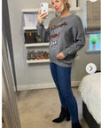 Sequin embellished jumper (Grey)