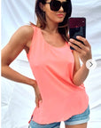 Hot pink vest top