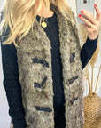 Faux Fur Longline Gilet