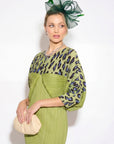 Sculptural Fascinator Headband with Feather Accents