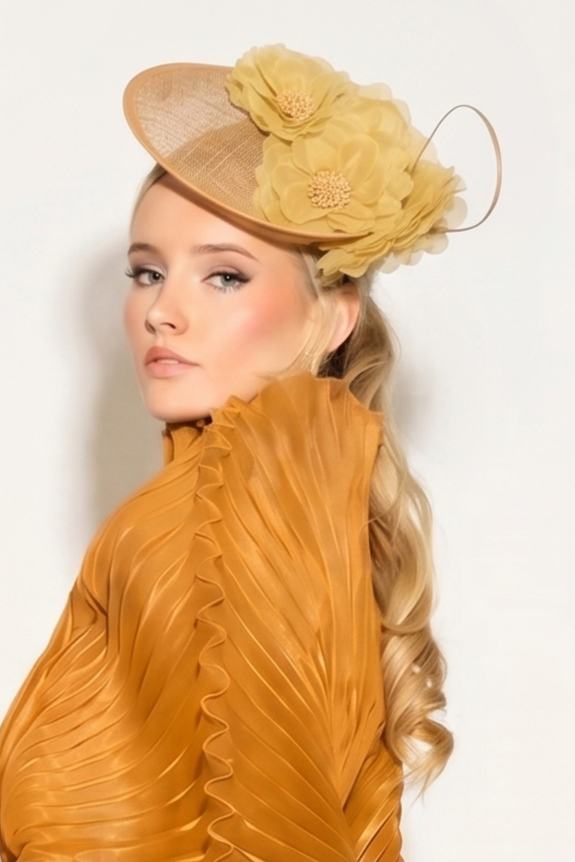 Statement Floral Fascinator Headpiece