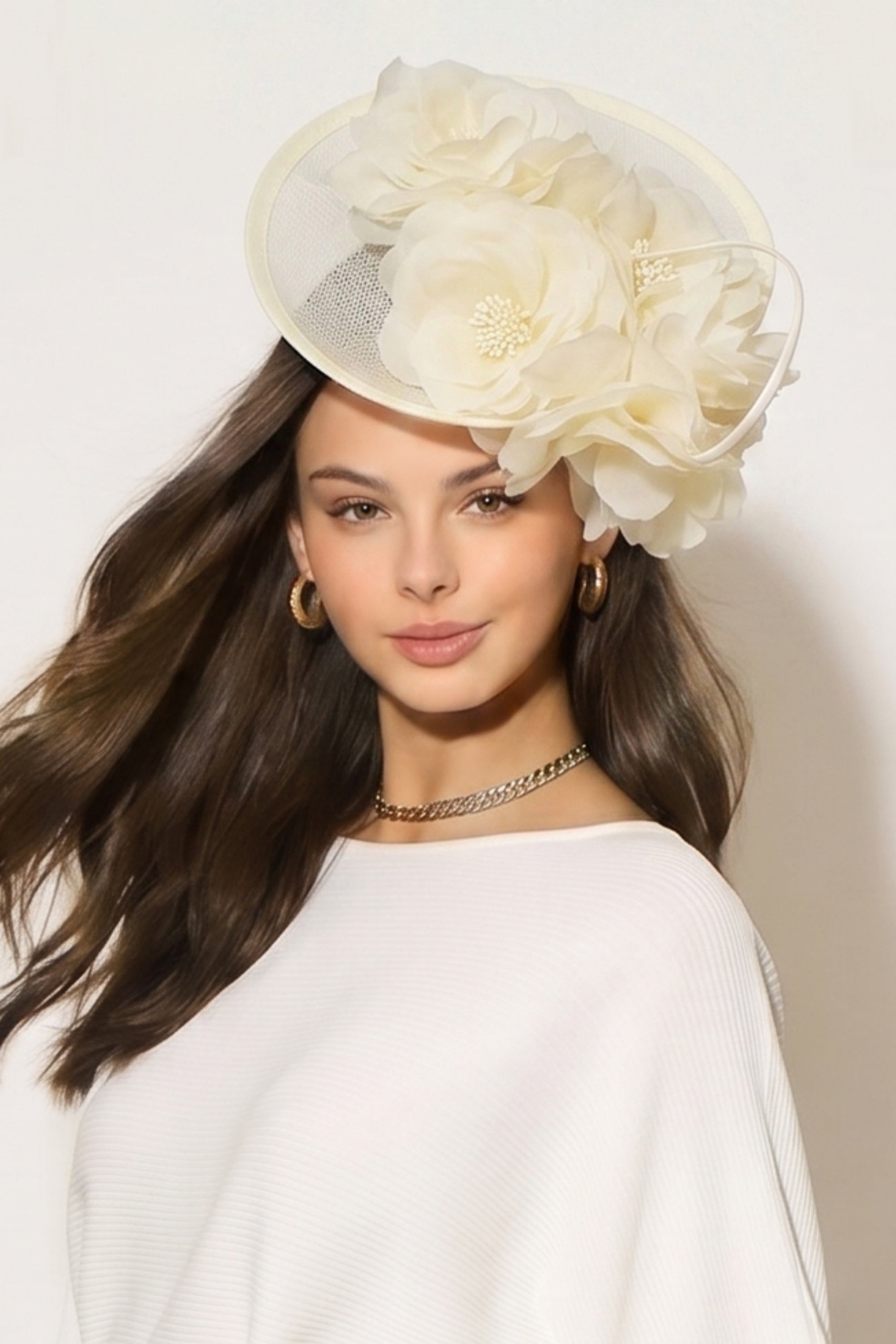 Statement Floral Fascinator Headpiece