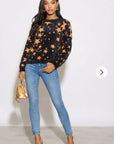 Star pattern knitted jumper