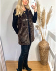 Faux Fur Longline Gilet