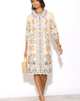 Heritage Garden Print Shirt Dress