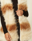 Faux Fur Gilet (BROWN)