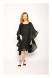 Oversized sleeves party dress