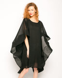 Oversized sleeves party dress