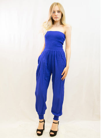 Cotton Bootube Jumpsuits Summer relax wear