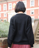 Sequin embellished jumper (Black)