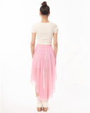 Dip Hem Skirt (Pink)