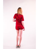 Short sleeves tracksuits (RED)