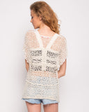 Floral Crochet Lace Top (White)