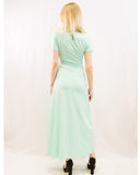 Scoop Neck Jersey Maxi Dress (Light Green)
