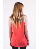 Neon Colour Mesh T-shirt (PINK)