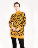 Leopard Print Fluffy Jumper
